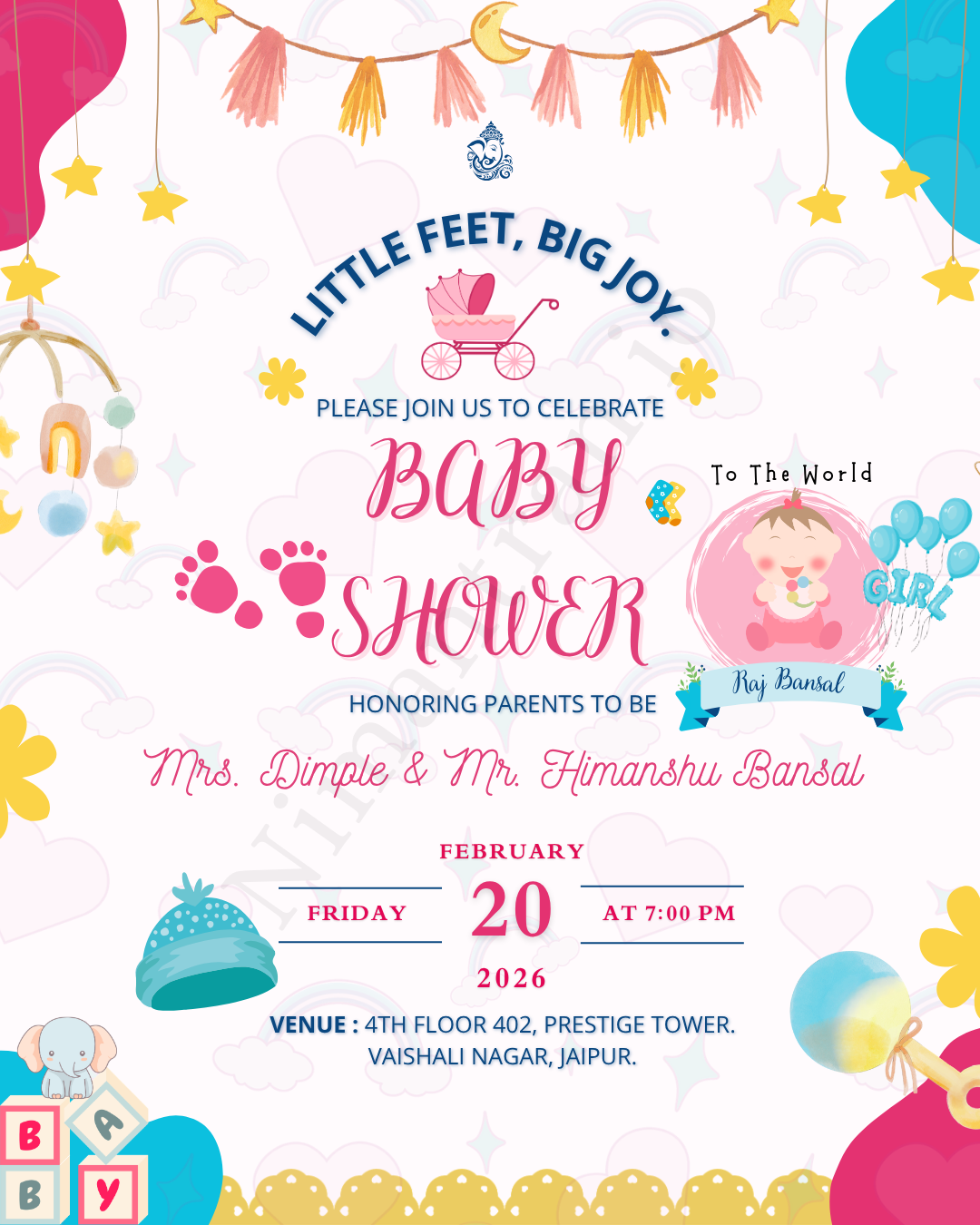 Baby Shower Poster
